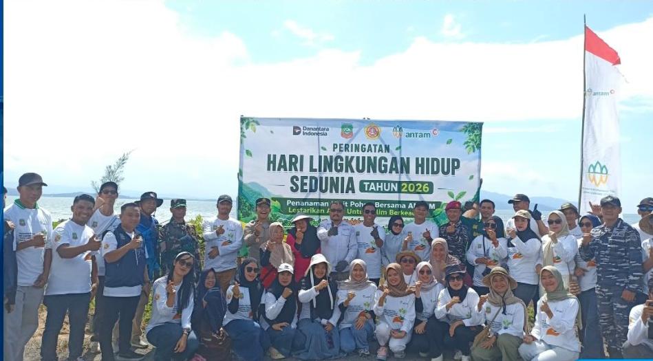 KUPP Molawe saat kegiatan menanam pohon bersama pemda Konawe Utara.